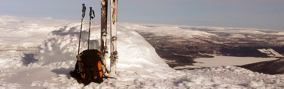 Skitour auf den einsamen Gipfel des Gajsatje